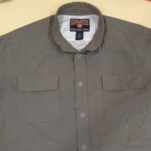 Duluth Trading Co. Men's XL Olive Green 100% Polyester Performance Shirt
